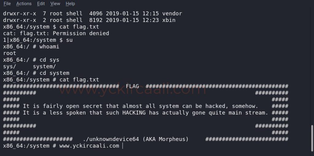 flag.txt
vulnhub machine solution