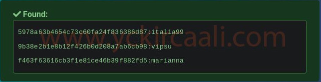 cracked hashes jarbas